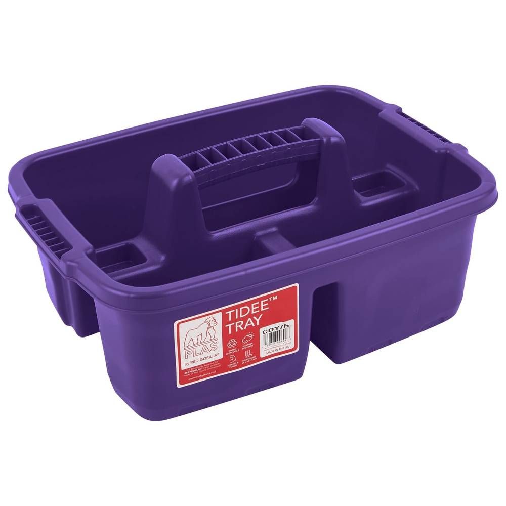 Red Gorilla - Plastic Tote Tray - Purple - 2 L