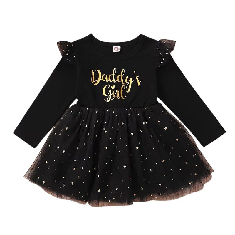 Matching Family Outfits - Daddy's Girl Dress - Black