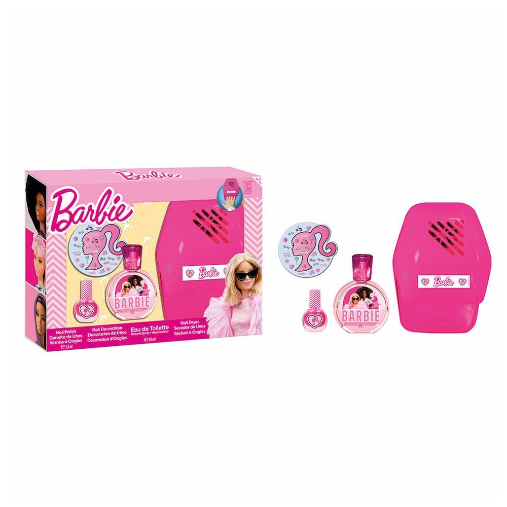 Barbie - Girl's Eau de Toilette - 50 ml With Manicure Kit - 4 Pcs