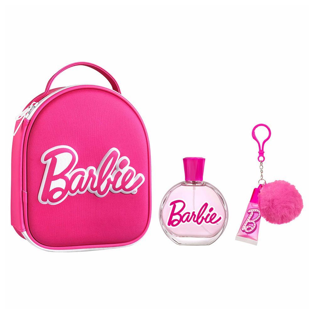 Barbie - Girl's Eau de Toilette - 100 ml With Lipgloss & Zip Bag