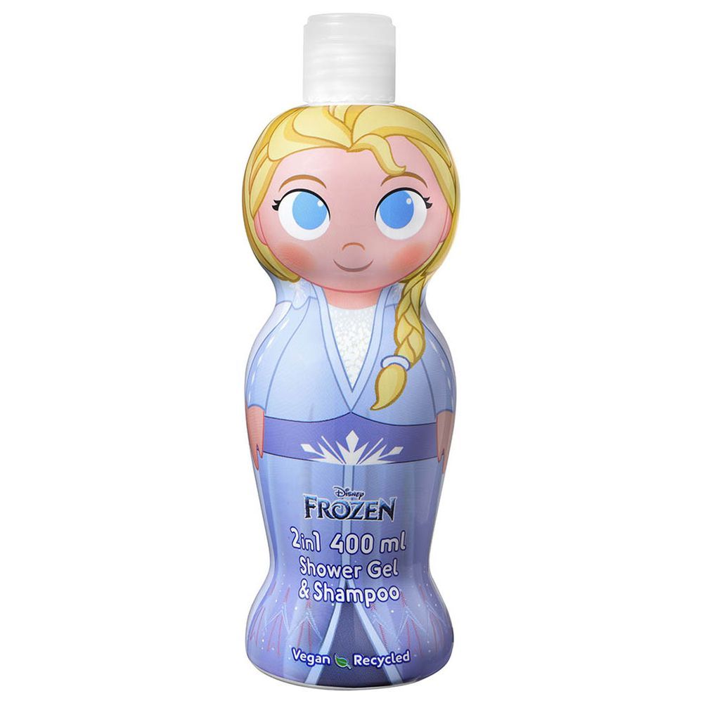 Disney - Girl's Frozen Elsa 2-In-1 Shower Gel With Shampoo - 400 ml