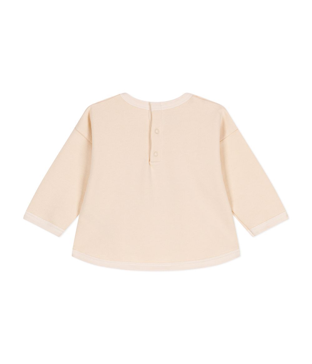 Petit Bateau - Babies' Fleece Sweatshirt - Beige