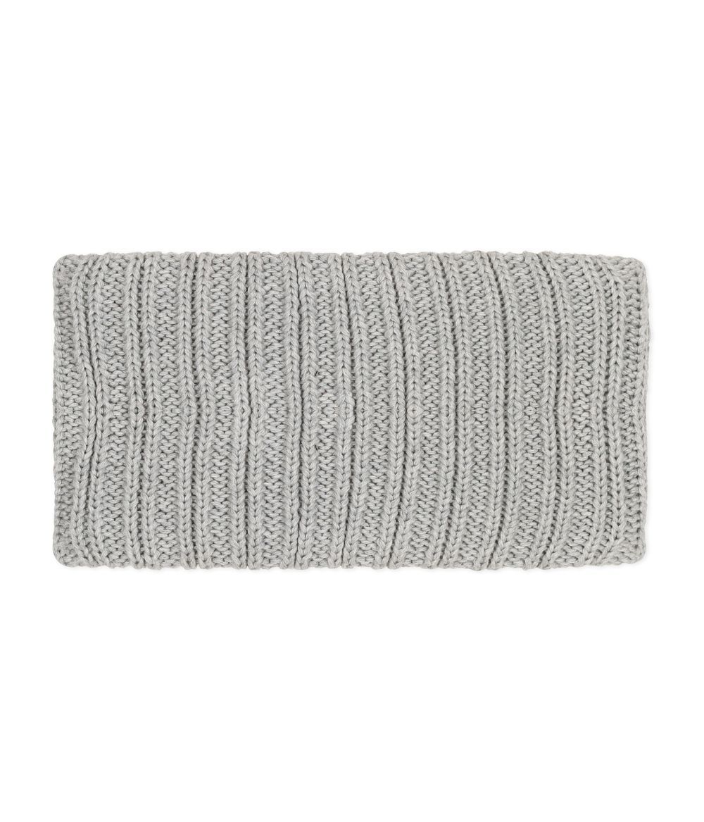 Petit Bateau - Babies' Fleece-Lined Knitted Snood - Chaton Chine Grey
