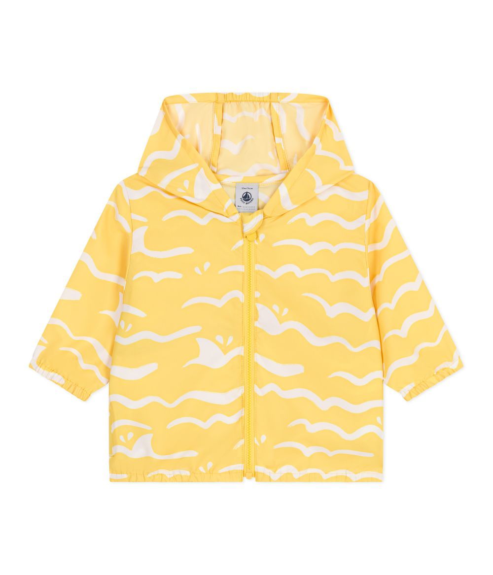 Petit Bateau - Babies' Shark Printed Anti UV Polyester Windbreaker