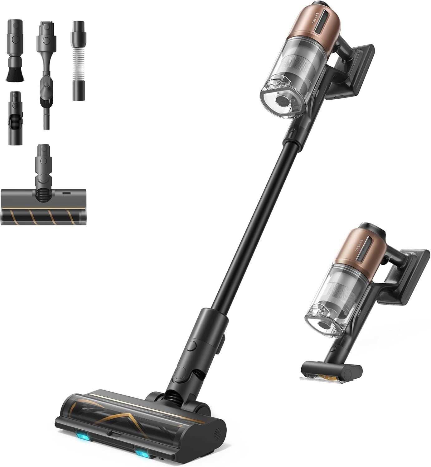 Dreame - Z20 Cordless Upright Vacuum Cleaner - Black
