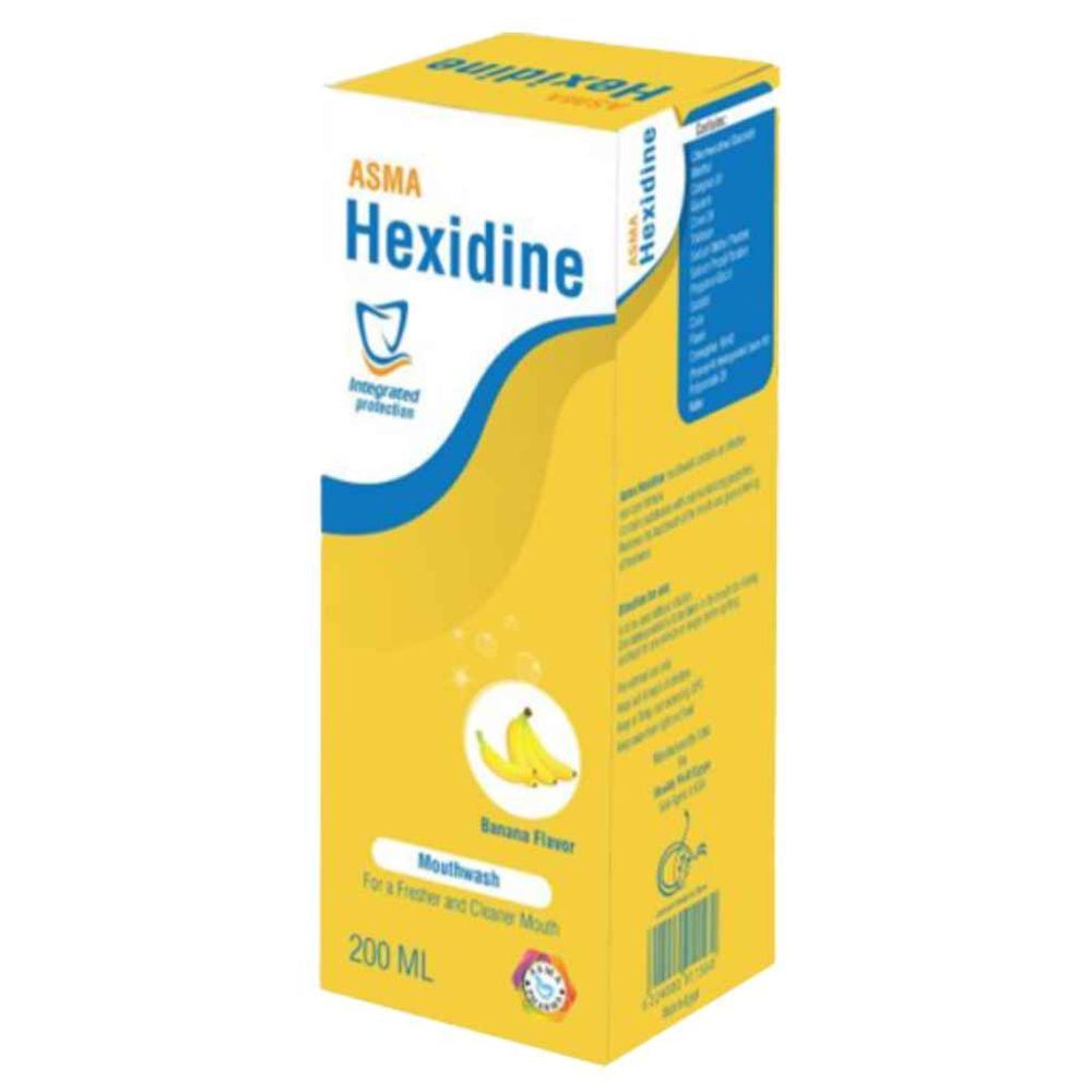 Asma - Hexidine Mouthwash - Banana Flavor - 200 ml