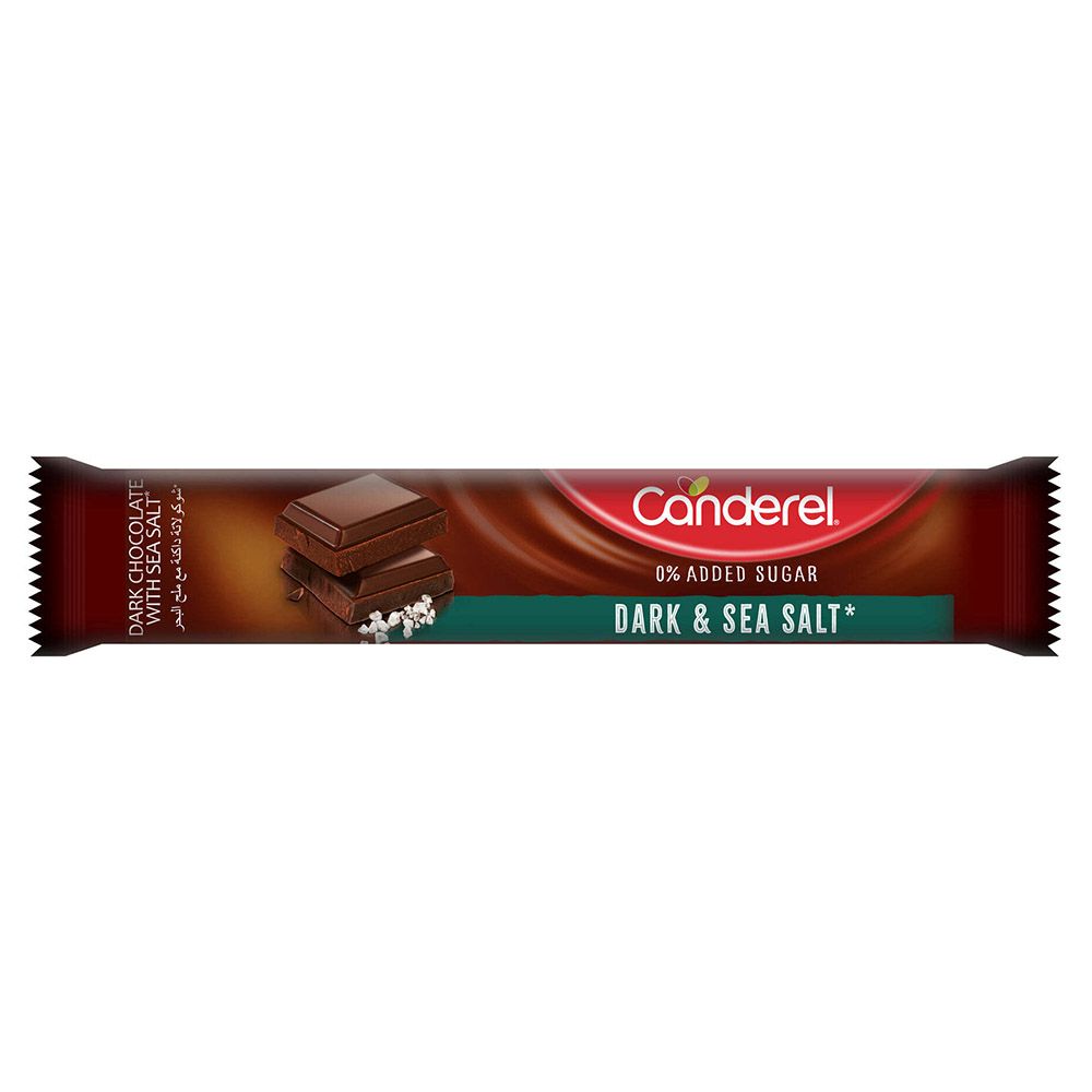 Canderel - Chocolate Bar - Dark & Sea Salt - 30 gm