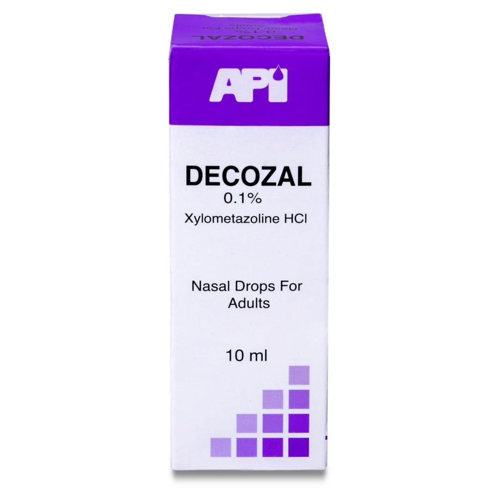 Decozal 0.1% Nasal Drops - 10ml