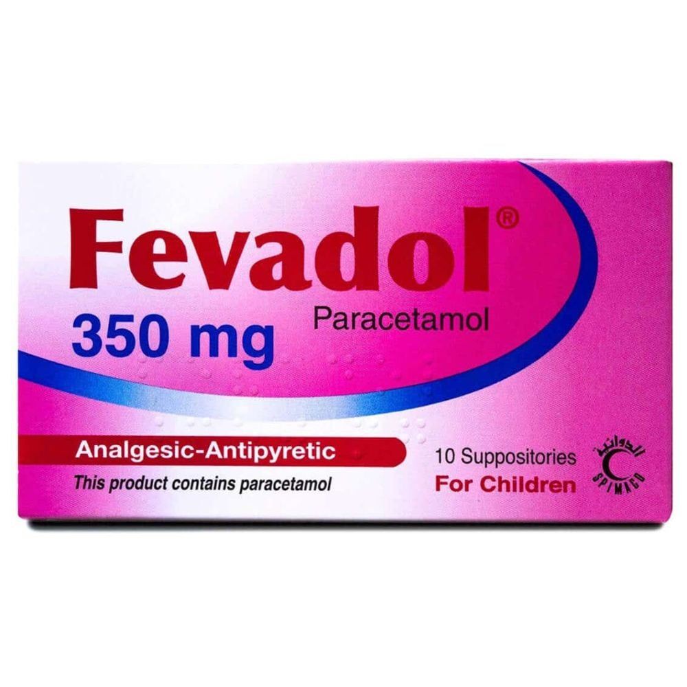 Fevadol 350mg - 10 Suppository