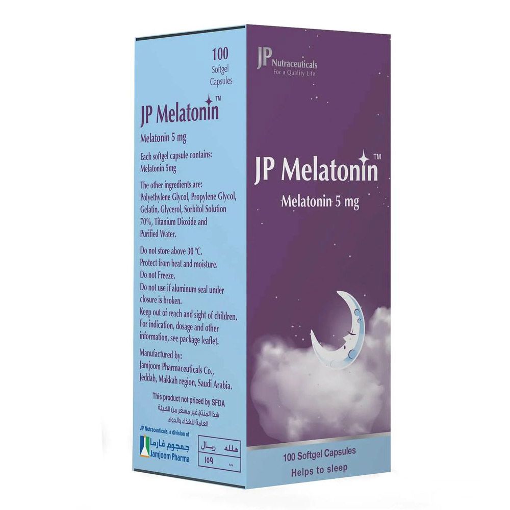 Jamjoom Pharma - Melatonin 5mg Capsule - 100 Pcs