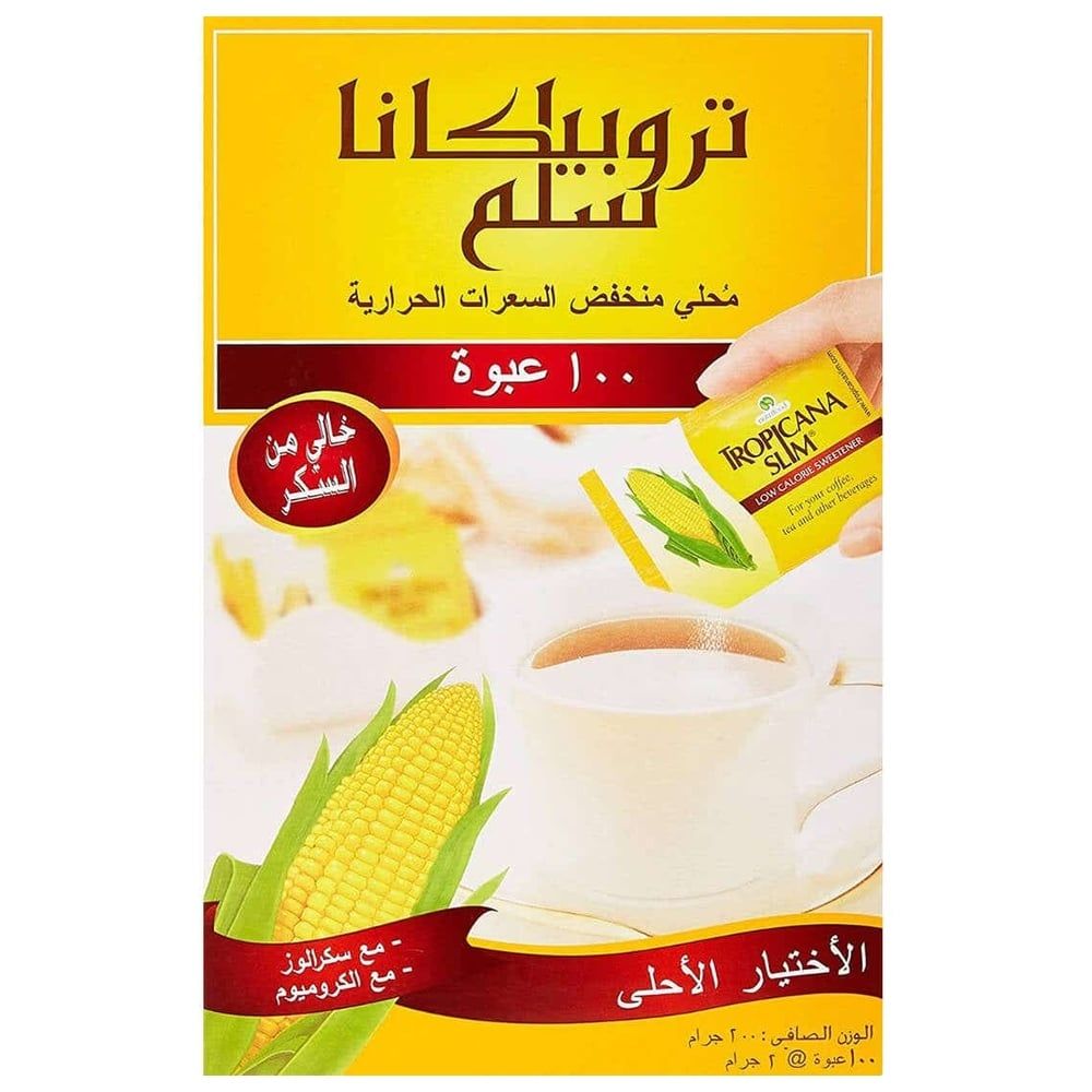Tropicana Slim - Low Calorie Sweetener - 100 Sachet