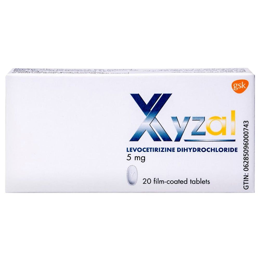 Xyzal 5mg - 20 Tablet