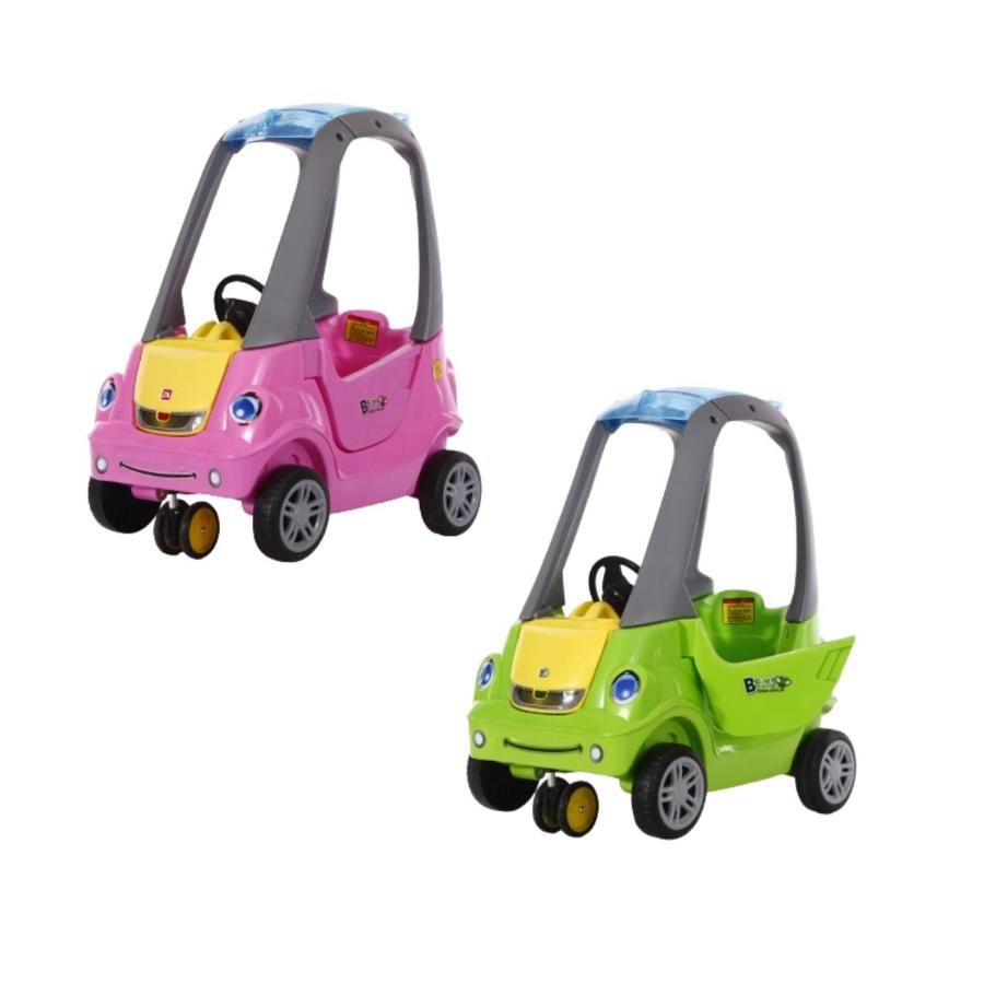 Ching Ching - Easy Turn Coupe Ride-On Car - 1pc - Colour May Vary