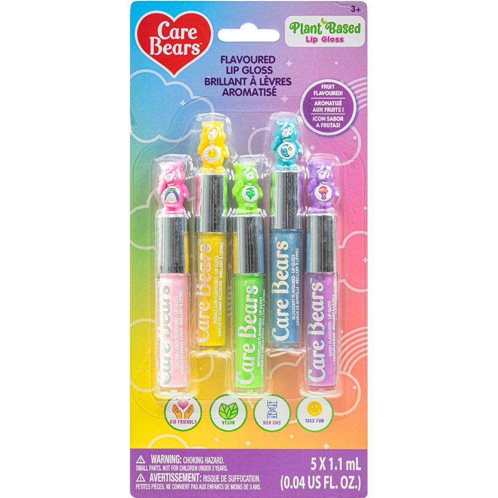 Townleygirl - Care Bears Flavoured Lip Gloss Set - 1.1 ml - 5 Pcs