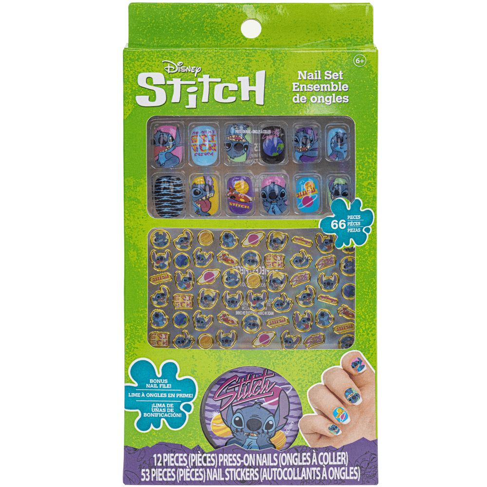 Townleygirl - Disney Stitch Nail Art Set - 66 Pcs