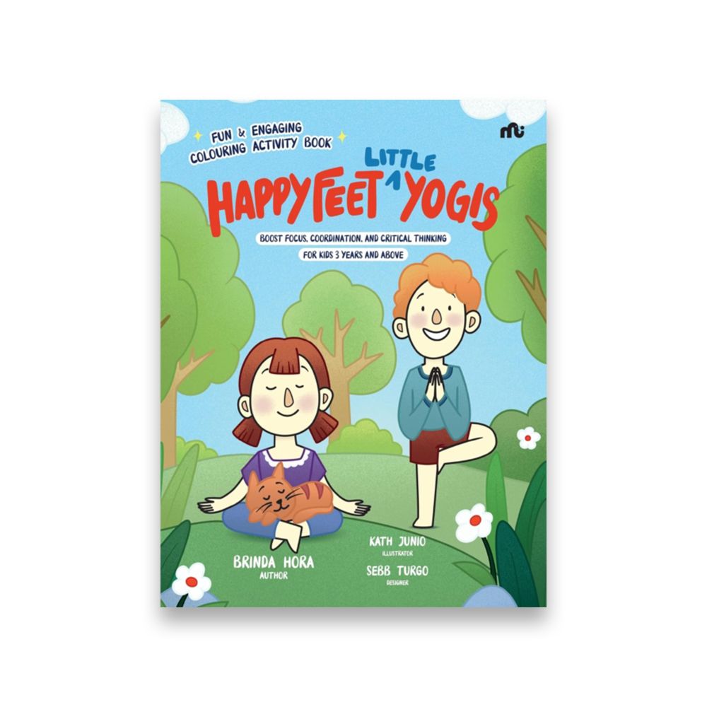 Rupa Publications - Happy Feet Little Yogis - Fun And Engaging Activity Book