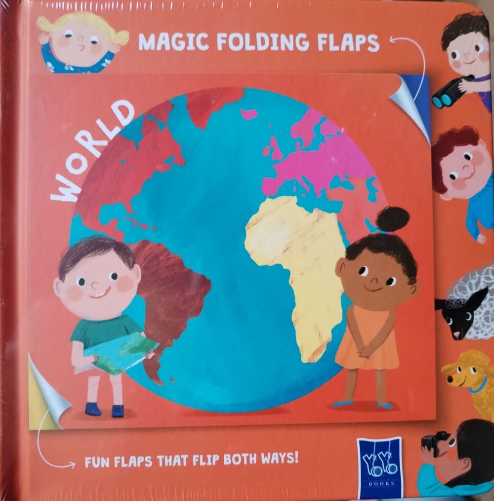 Hat & Big Books - Magic Folding Flaps - World