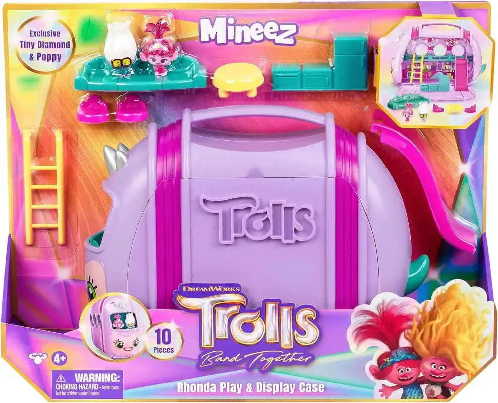 Trolls - Trolls Band Together Rhonda Play & Display Case