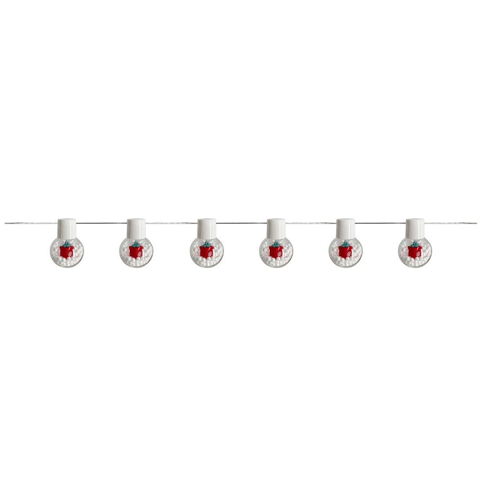 Christmas Magic - 10 LED Decorated Light - Gift Design - Warm White - 1.8 m