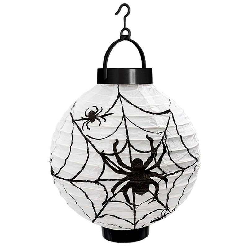 Widmann - LED Light Spiderweb Lantern - 20cm