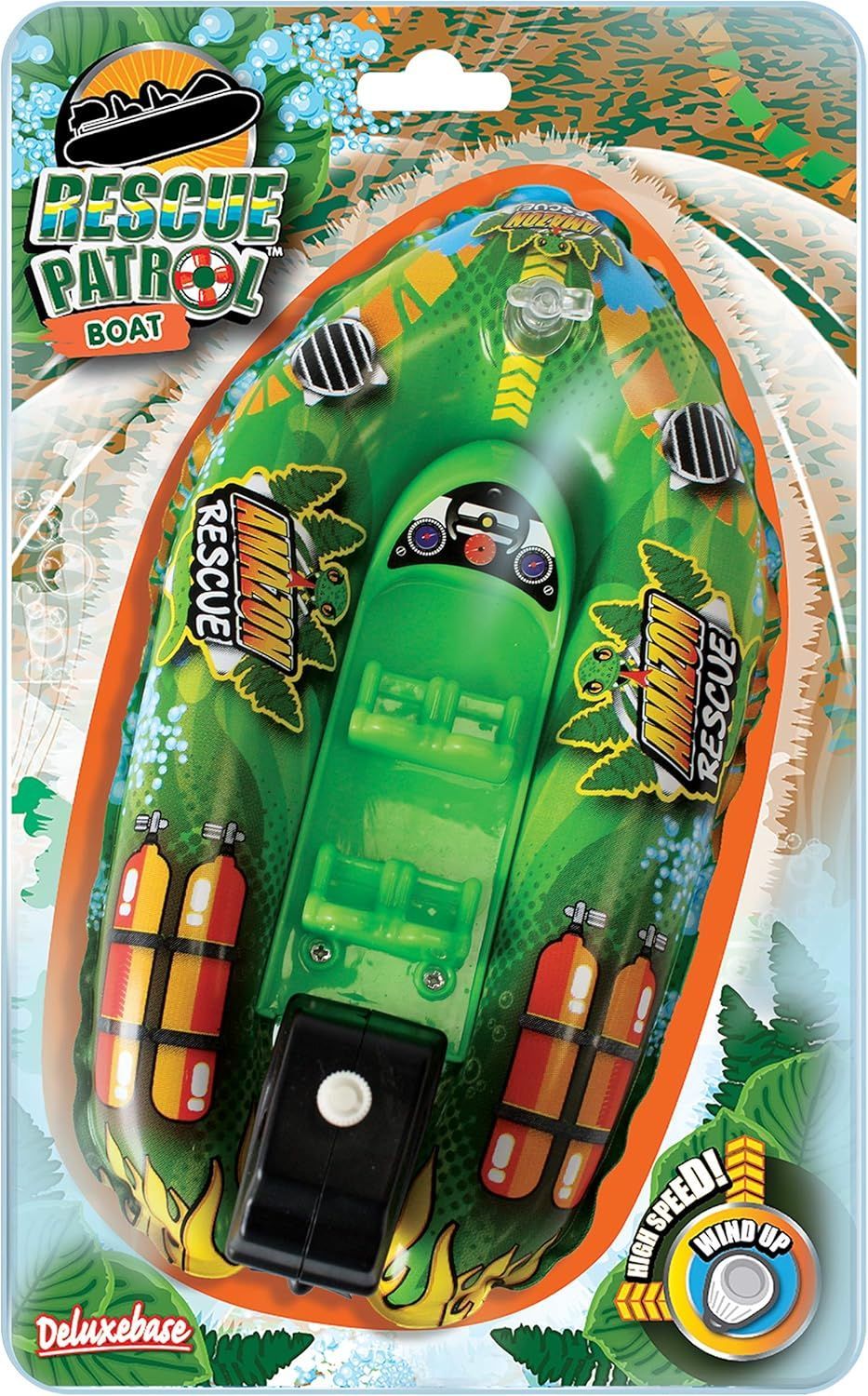 Deluxe Base - Rescue Patrol Boat - Amazon - Green