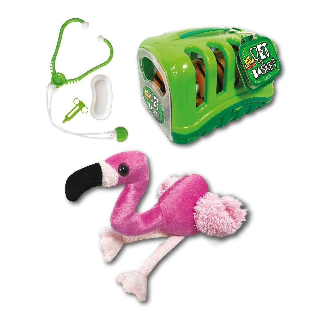 Deluxe Base - My Little Vet Basket Flamingo