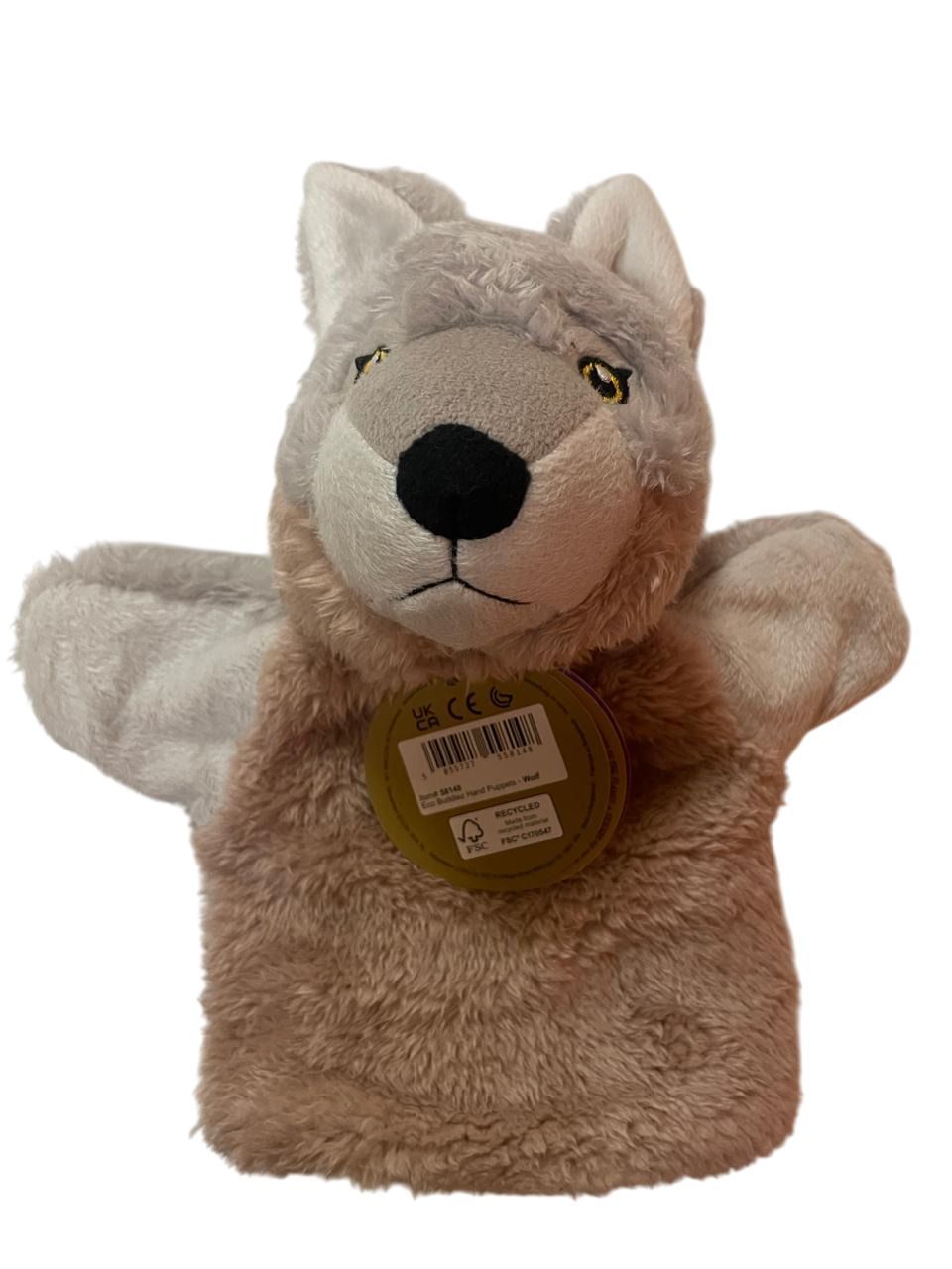 Deluxe Base - Eco Buddiez Hand Puppets - Wolf