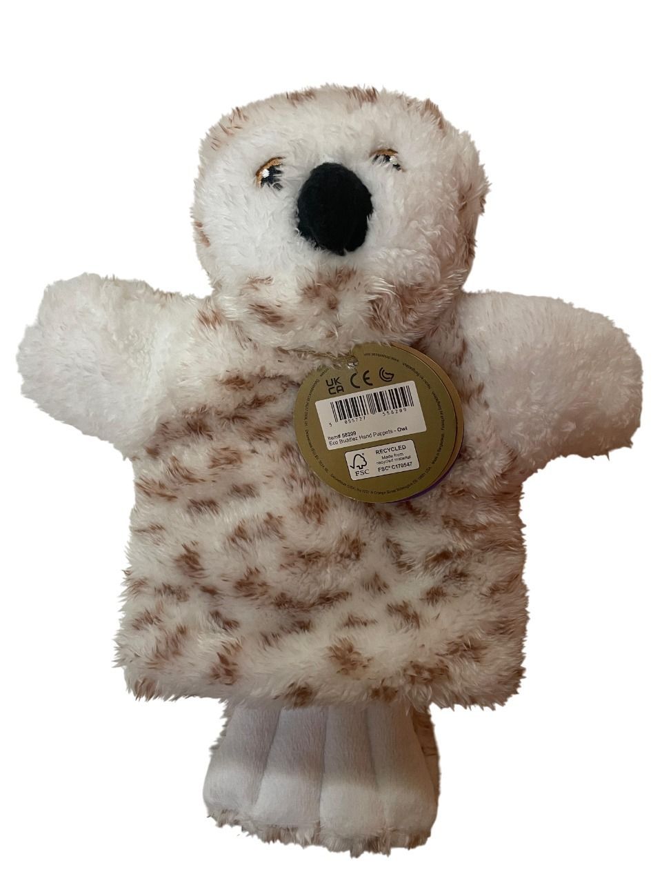Deluxe Base - Eco-Buddiez Hand Puppet - Owl