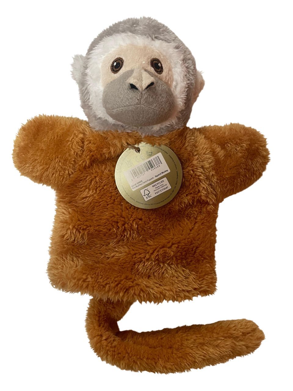 Deluxe Base - Eco Buddiez Hand Puppets - Squirrel Monkey
