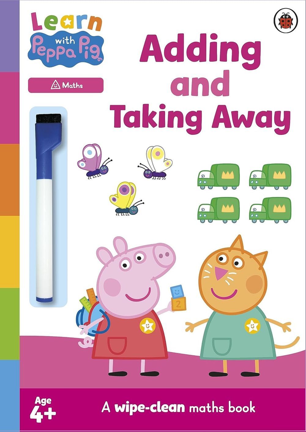 Ladybird Books - Learn With Peppa: Adding And Taking Away Wipe Clean Activity Book