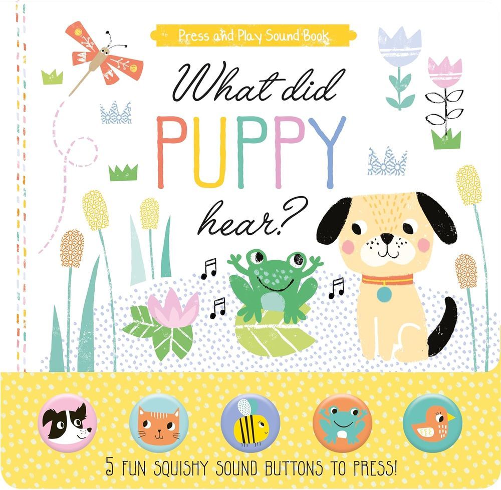North Parade Publishing - Press/play Silicon Sound Book - Puppy