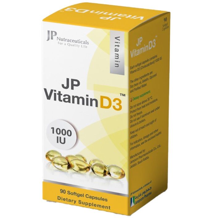JP Vitamin D3 1000IU - 90 Capsule