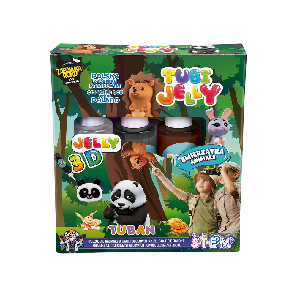 Tuban - Tubi Jelly Set W/ 3 Colors - Animals