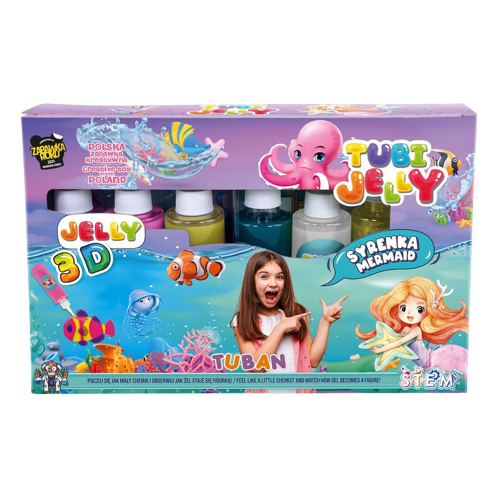 Tuban - Tubi Jelly Set W/ 6 Colors - Mermaid