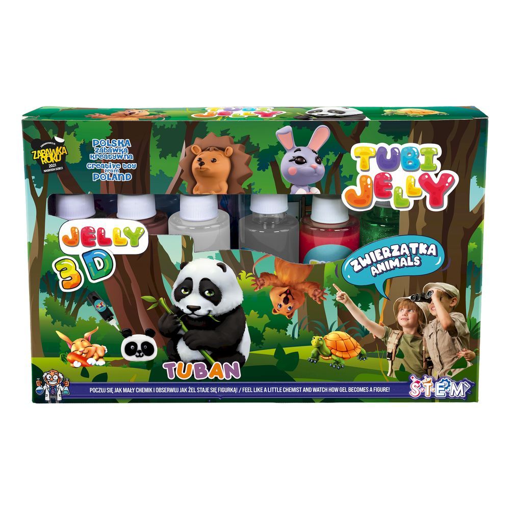 Tuban - Tubi Jelly Set W/ 6 Colors - Animals