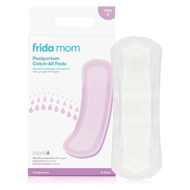 Frida Mom - Postpartum Pads - Leak Proof Feminine Care 6 Layers Maxi Pads - 18pcs