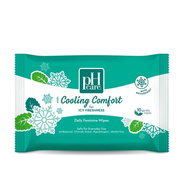 pH care - Daily Feminine Wipes - Cooling Comfort - 10 Wipes
