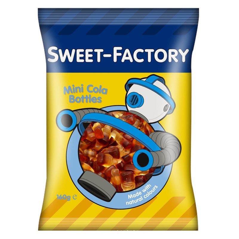 Sweet Factory - Mini Cola Bottles Gummies 160g