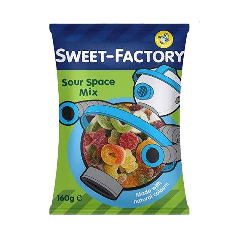 Sweet Factory - Sour Space Mix Gummies 160g