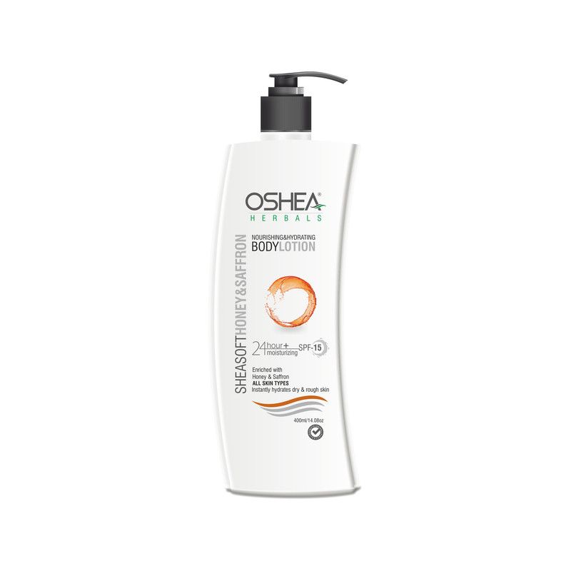 Oshea Herbals - Sheasoft Honey & Saffron Body Lotion Spf15 400ml