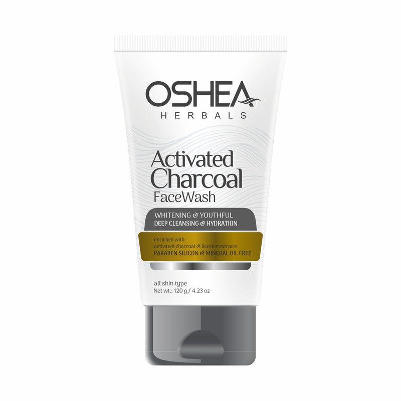 Oshea Herbals - Activated Charcoal Facewash For All Skin Types 120g