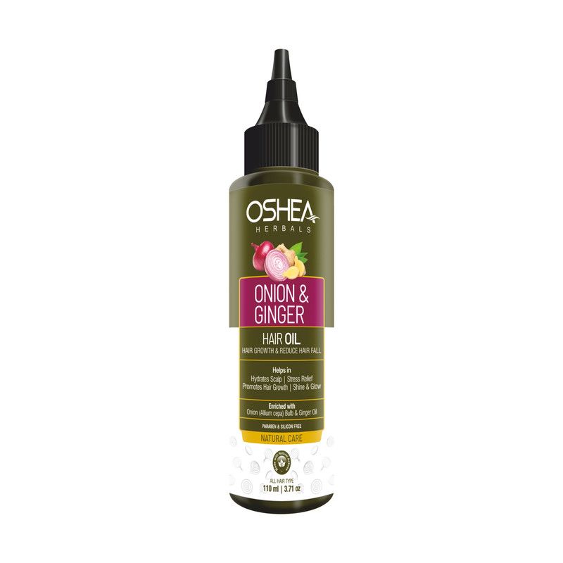 Oshea Herbals - Onion And Ginger Hair Oil For All Hair Type 110ml