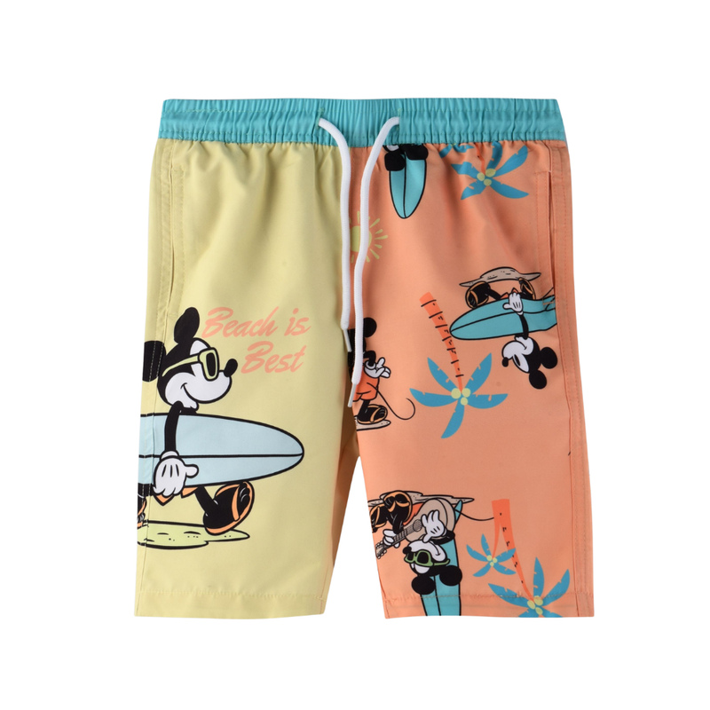Mickey Mouse - Boy Swim Board Short - Multicolor