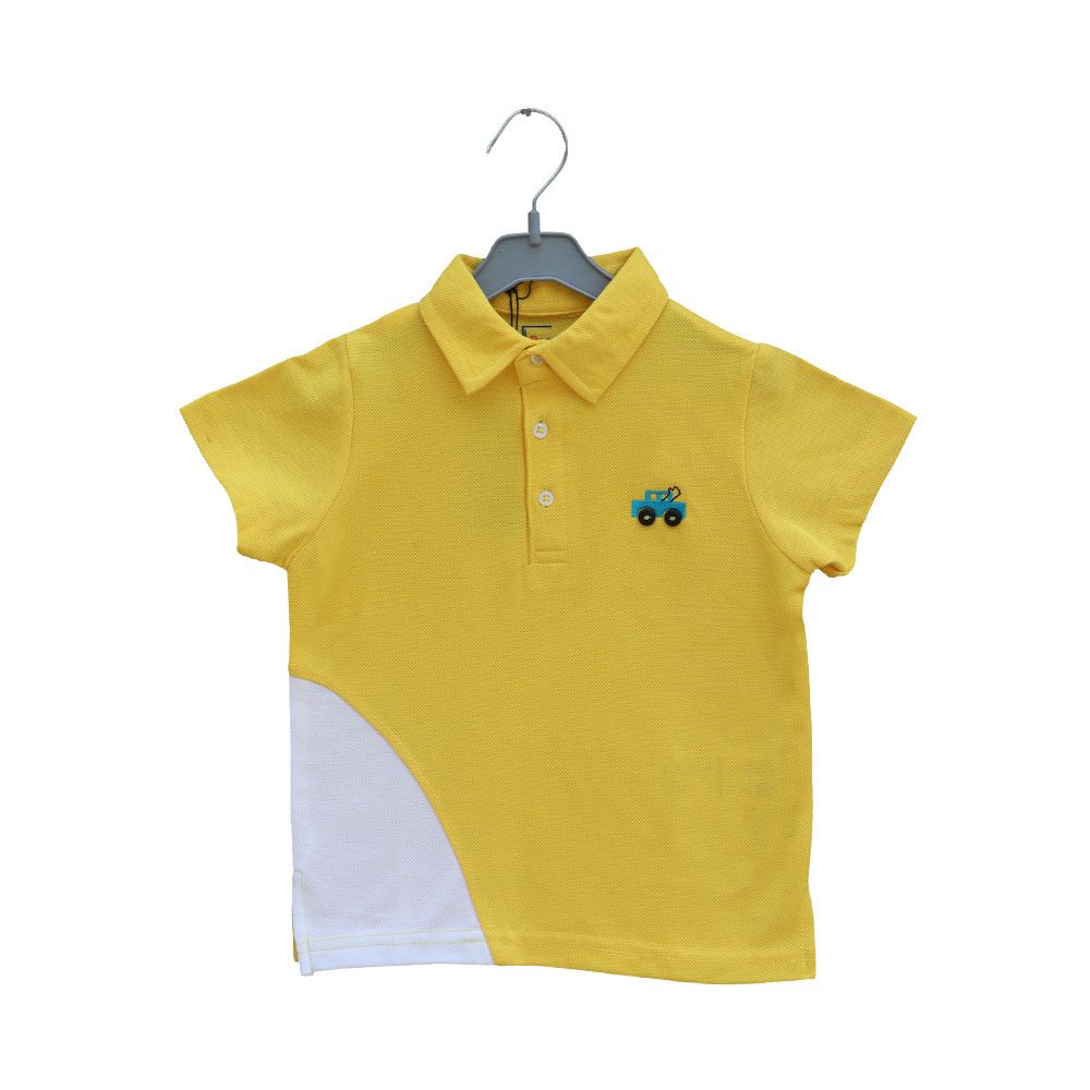 Prokids - Kids Button Up Polo Shirt - Yellow