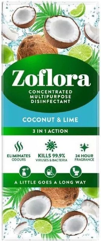 Zoflora - Coconut And Lime Concentrated Disinfectant - 500ml