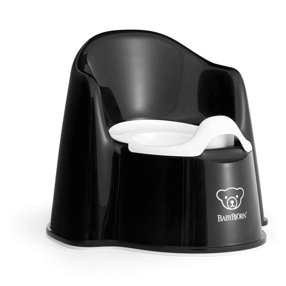 BABYBJORN - Potty Chair - Black/White