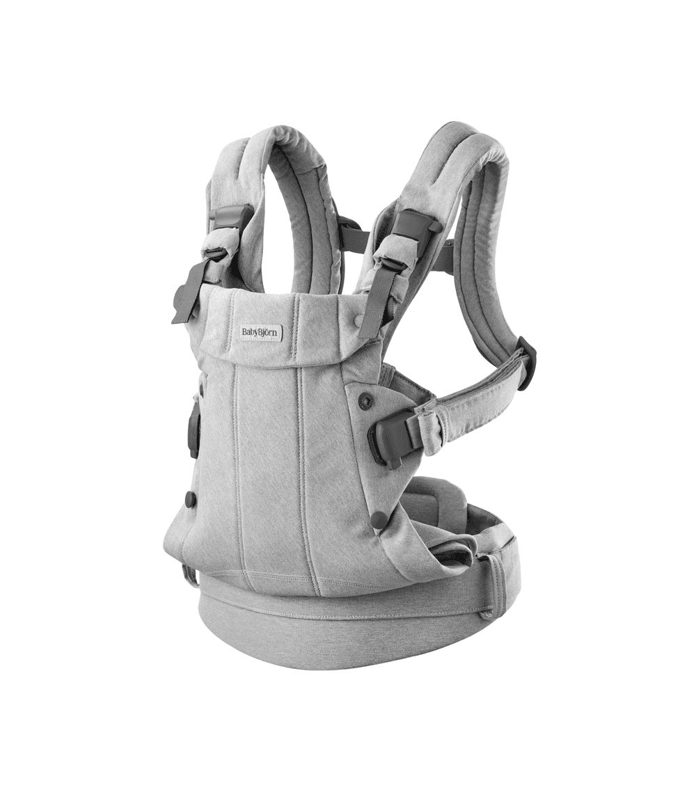 BABYBJORN - Woven Baby Carrier - Harmony - Light Grey Melange