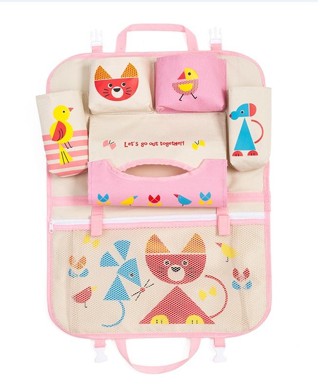 Duma Safe - Car Back Seat Organizer - Pink