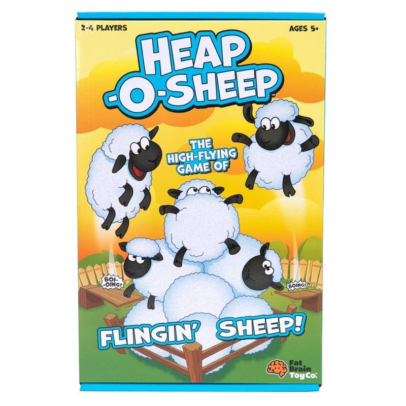 Fat Brain Toys - Heap-O-Sheep A High Flying Board Game Set