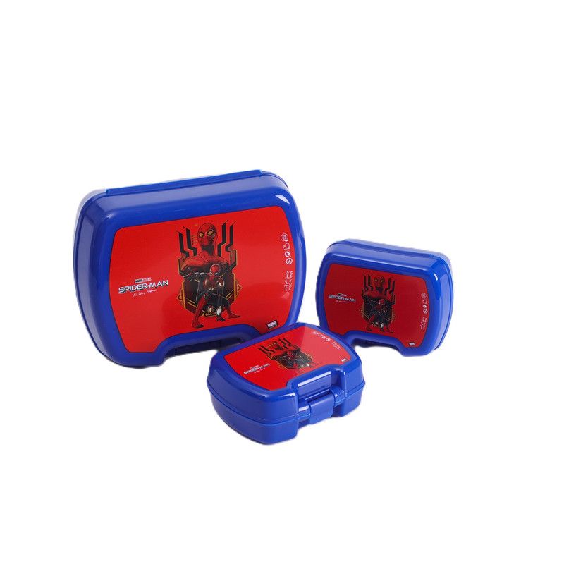 Marvel - Spiderman Spider Hero Lunch Box Set - 3 Pcs